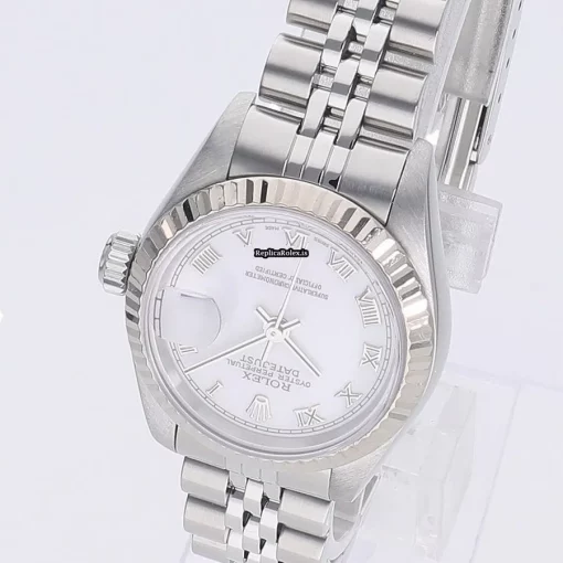 Excellent Replica Rolex Lady-datejust 79174 Caliber 2235 Automatic Movement 26mm Gold/steel Case Watch - Image 7