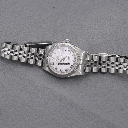 Excellent Replica Rolex Lady-datejust 79174 Caliber 2235 Automatic Movement 26mm Gold/steel Case Watch - Image 9