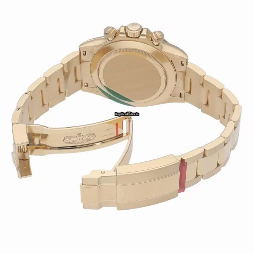 Offering Imitation Rolex Daytona 116508 Caliber 4130 Automatic Movement 40mm Yellow Gold Case Watch - Image 4
