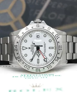 Suitable Replica Rolex Explorer II 16570 Caliber 3185 Automatic Movement 40x47,2mm Steel Case Mens/unisex Watch