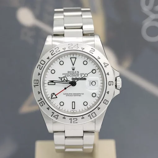 Suitable Replica Rolex Explorer II 16570 Caliber 3185 Automatic Movement 40x47,2mm Steel Case Mens/unisex Watch - Image 3