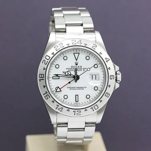Suitable Replica Rolex Explorer II 16570 Caliber 3185 Automatic Movement 40x47,2mm Steel Case Mens/unisex Watch - Image 6