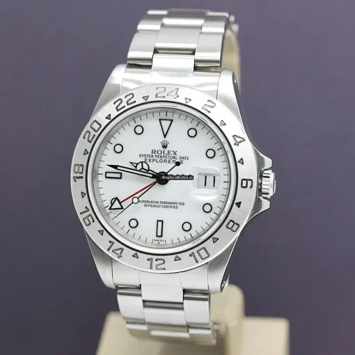 Suitable Replica Rolex Explorer II 16570 Caliber 3185 Automatic Movement 40x47,2mm Steel Case Mens/unisex Watch - Image 8