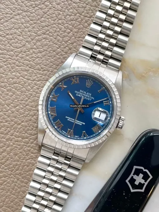 Pleasing Replica Rolex Datejust 16220 Caliber 3135 Automatic Movement 36mm Steel Case Mens/unisex Watch
