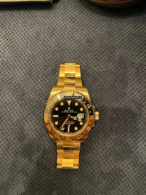 Wonderful Fake Rolex Gmt-master II 126715chnr-0001 Caliber 3285 Automatic Movement 40mm Rose Gold Case Mens/unisex Watch - Image 7