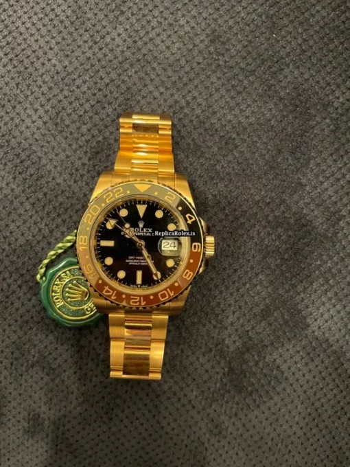 Wonderful Fake Rolex Gmt-master II 126715chnr-0001 Caliber 3285 Automatic Movement 40mm Rose Gold Case Mens/unisex Watch - Image 8