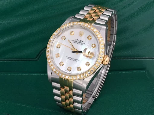 Aaa Replica Rolex Datejust 16233 Caliber 3135 Automatic Movement 36mm Gold/steel Case Mens/unisex Watch - Image 2