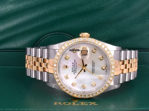 Aaa Replica Rolex Datejust 16233 Caliber 3135 Automatic Movement 36mm Gold/steel Case Mens/unisex Watch - Image 3