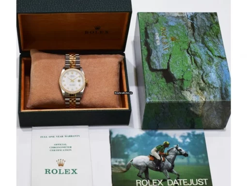Aaa Replica Rolex Datejust 16233 Caliber 3135 Automatic Movement 36mm Gold/steel Case Mens/unisex Watch - Image 9