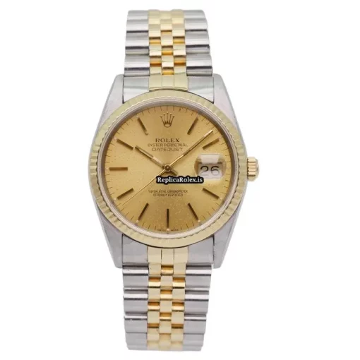 Lovely Replica Rolex Datejust 16233 Automatic Movement 36mm Gold/steel Case Mens/unisex Watch