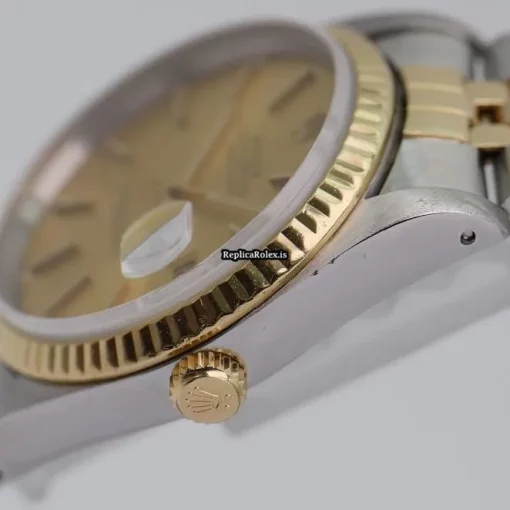 Lovely Replica Rolex Datejust 16233 Automatic Movement 36mm Gold/steel Case Mens/unisex Watch - Image 10