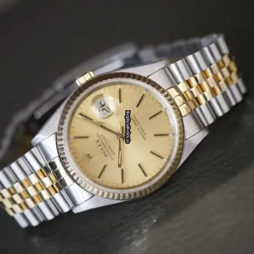 Lovely Replica Rolex Datejust 16233 Automatic Movement 36mm Gold/steel Case Mens/unisex Watch - Image 11