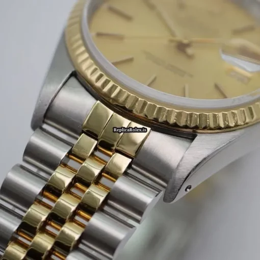 Lovely Replica Rolex Datejust 16233 Automatic Movement 36mm Gold/steel Case Mens/unisex Watch - Image 7