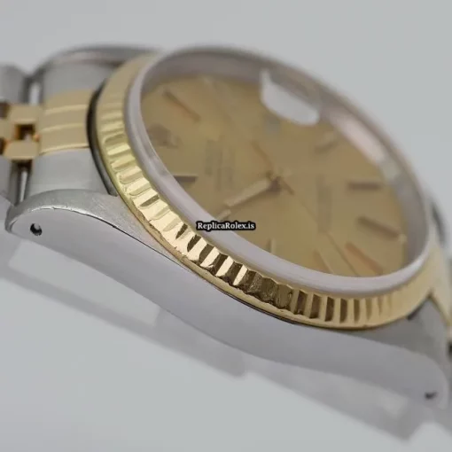Lovely Replica Rolex Datejust 16233 Automatic Movement 36mm Gold/steel Case Mens/unisex Watch - Image 9