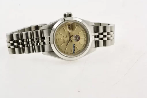 Design Replica Rolex Oyster Perpetual Lady Date 69160 Caliber 2135 Automatic Movement 26mm Steel Case Womens Watch - Image 10