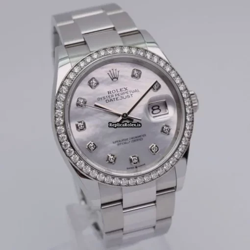 Mind-boggling Replicas Rolex Datejust 126284rbr Automatic Movement 36mm Steel Case Womens Watch - Image 4