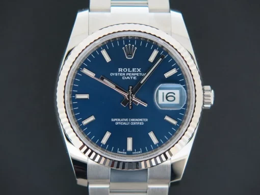 Exquisite Replica Rolex Oyster Perpetual Date 115234 Automatic Movement 34mm Gold/steel Case Mens/unisex Watch - Image 2