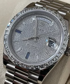 Aaa Replica Rolex Day-date 40 228239 Caliber 3255 Automatic Movement 40mm White Gold Case Mens/unisex Watch