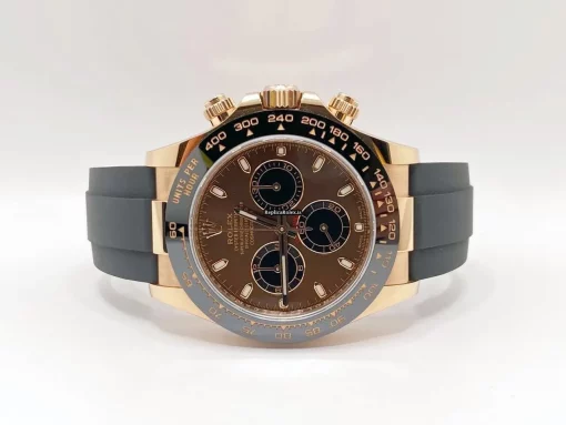 Fantastic Fake Rolex Daytona 116515ln-0041 Caliber 4130 Automatic Movement 40mm Rose Gold Case Mens/unisex Watch - Image 2