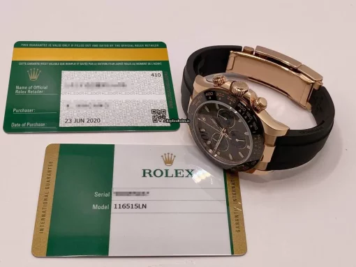 Fantastic Fake Rolex Daytona 116515ln-0041 Caliber 4130 Automatic Movement 40mm Rose Gold Case Mens/unisex Watch - Image 7