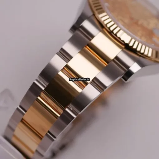 High-end Replica Rolex Datejust 126233 Automatic Movement 36mm Gold/steel Case Womens Watch - Image 8