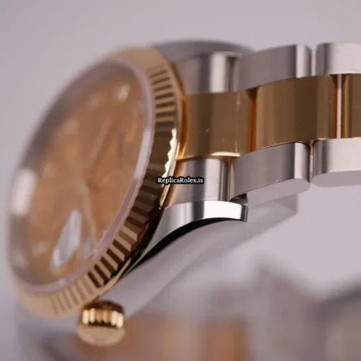 High-end Replica Rolex Datejust 126233 Automatic Movement 36mm Gold/steel Case Womens Watch - Image 9