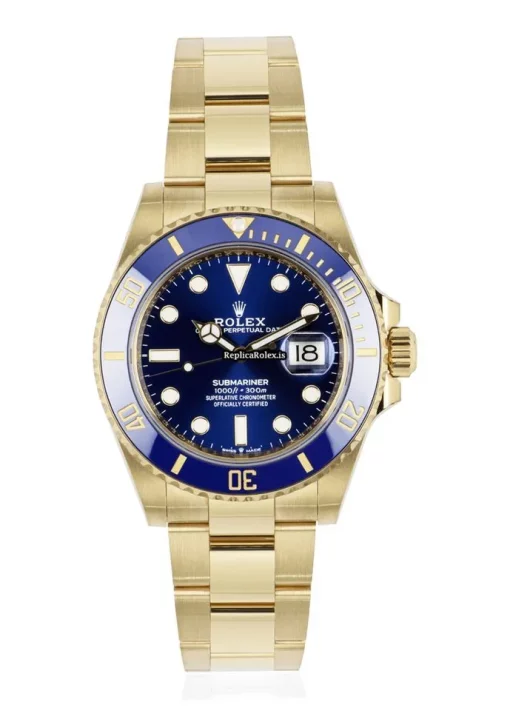 Aaa Replica Rolex Submariner Date 126618lb Caliber 3235 Automatic Movement 41mm Yellow Gold Case Mens/unisex Watch - Image 2