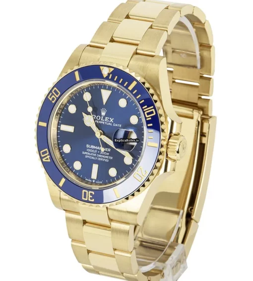 Aaa Replica Rolex Submariner Date 126618lb Caliber 3235 Automatic Movement 41mm Yellow Gold Case Mens/unisex Watch - Image 4