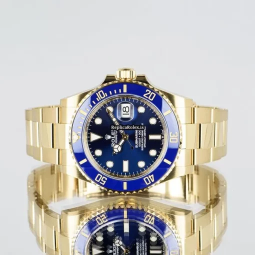 Aaa Replica Rolex Submariner Date 126618lb Caliber 3235 Automatic Movement 41mm Yellow Gold Case Mens/unisex Watch - Image 9