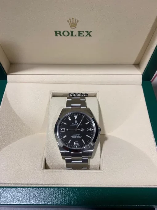 Offering Copy Rolex Explorer 214270 Caliber 3132 Automatic Movement 39mm Steel Case Mens/unisex Watch - Image 3