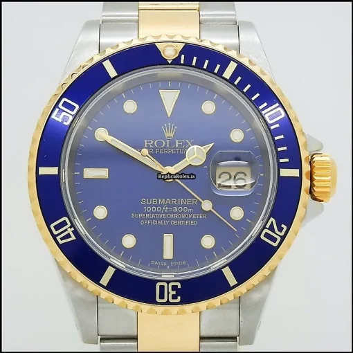 Fantastic Replica Rolex Submariner Date 16613 Caliber 3135 Automatic Movement 40mm Gold/steel Case Mens/unisex Watch