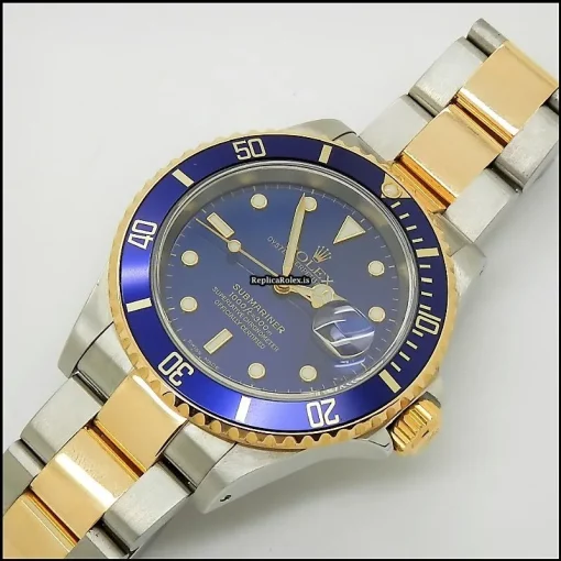 Fantastic Replica Rolex Submariner Date 16613 Caliber 3135 Automatic Movement 40mm Gold/steel Case Mens/unisex Watch - Image 10