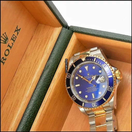 Fantastic Replica Rolex Submariner Date 16613 Caliber 3135 Automatic Movement 40mm Gold/steel Case Mens/unisex Watch - Image 3