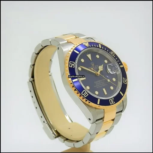Fantastic Replica Rolex Submariner Date 16613 Caliber 3135 Automatic Movement 40mm Gold/steel Case Mens/unisex Watch - Image 6