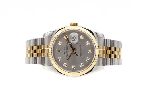 Lovely Copies Rolex Datejust 116233 Caliber 3135 Automatic Movement 36mm Gold/steel Case Mens/unisex Watch - Image 2
