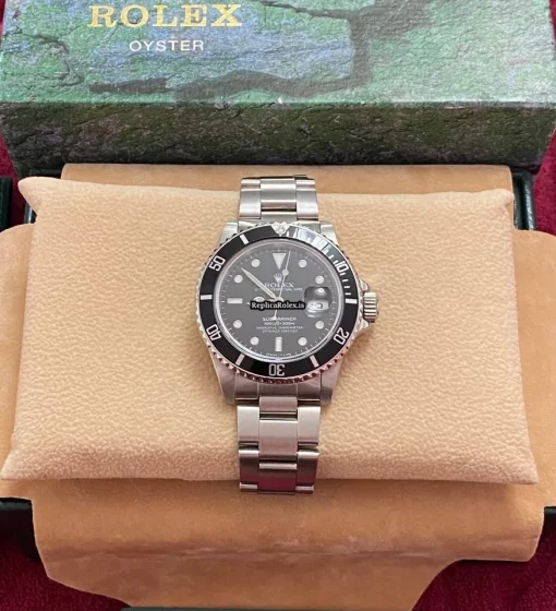 Quality Fake Rolex Submariner Date 16800 Caliber 3035 Automatic Movement 40mm Steel Case Mens/unisex Watch - Image 4