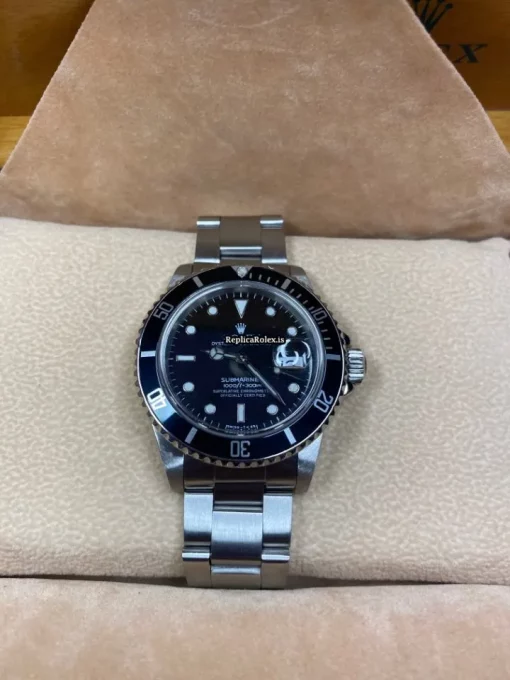 Quality Fake Rolex Submariner Date 16800 Caliber 3035 Automatic Movement 40mm Steel Case Mens/unisex Watch - Image 5