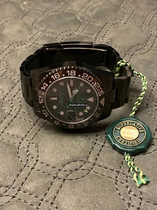 Perfect Fake Rolex Gmt-master II 116710ln Caliber 3186 Automatic Movement 40mm Steel Case Mens/unisex Watch - Image 2