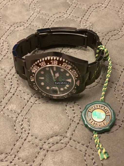 Perfect Fake Rolex Gmt-master II 116710ln Caliber 3186 Automatic Movement 40mm Steel Case Mens/unisex Watch - Image 3