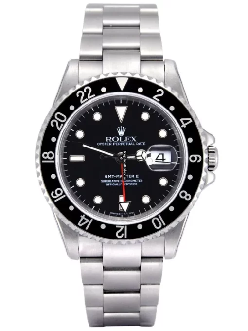 Nice Fakes Rolex Gmt-master II 16710 Caliber 3185 Automatic Movement 40mm Steel Case Mens/unisex Watch