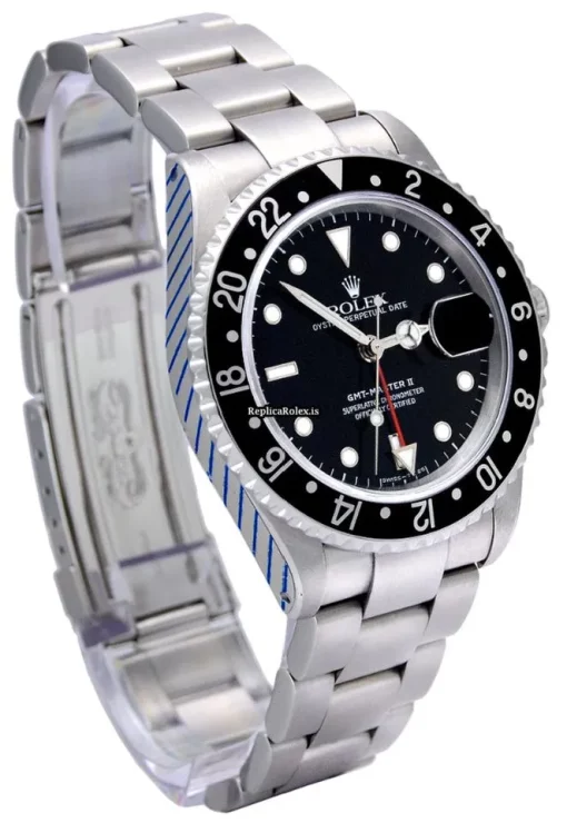 Nice Fakes Rolex Gmt-master II 16710 Caliber 3185 Automatic Movement 40mm Steel Case Mens/unisex Watch - Image 3