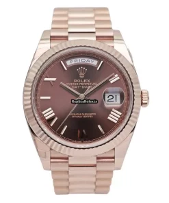1:1 Knockoff Rolex Day-date 40 228235 Automatic Movement 40mm Rose Gold Case Mens/unisex Watch
