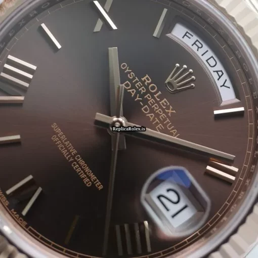 1:1 Knockoff Rolex Day-date 40 228235 Automatic Movement 40mm Rose Gold Case Mens/unisex Watch - Image 12
