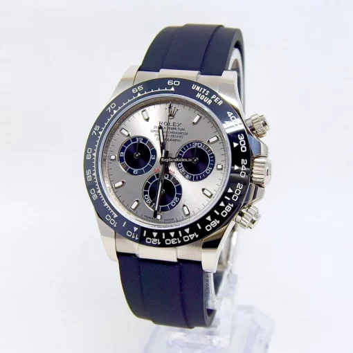 Superb Imitation Rolex Daytona 116519ln Caliber 4130 Automatic Movement 40mm White Gold Case Mens/unisex Watch - Image 2