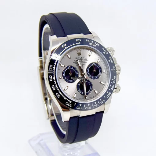 Superb Imitation Rolex Daytona 116519ln Caliber 4130 Automatic Movement 40mm White Gold Case Mens/unisex Watch - Image 3
