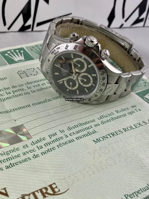 Aaa Fakes Rolex Daytona 16520 Zenith El Primero Caliber 4030 Automatic Movement 40mm Steel Case Mens/unisex Watch - Image 6