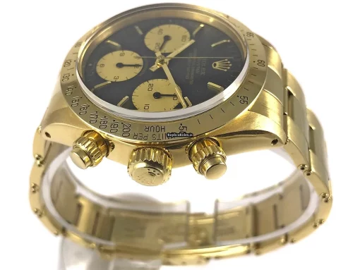 Mind-boggling Fake Rolex Daytona 6265 Caliber 727 Manual Winding Movement 37mm Yellow Gold Case Mens/unisex Watch - Image 11