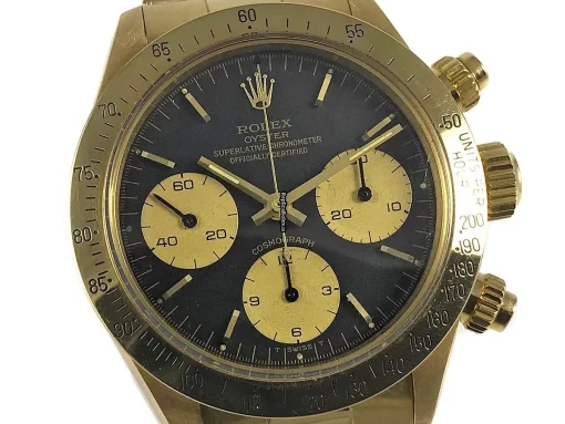 Mind-boggling Fake Rolex Daytona 6265 Caliber 727 Manual Winding Movement 37mm Yellow Gold Case Mens/unisex Watch - Image 14