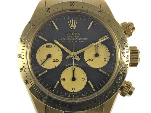 Mind-boggling Fake Rolex Daytona 6265 Caliber 727 Manual Winding Movement 37mm Yellow Gold Case Mens/unisex Watch - Image 15