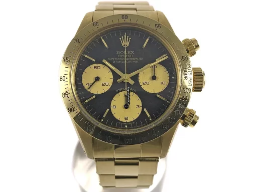 Mind-boggling Fake Rolex Daytona 6265 Caliber 727 Manual Winding Movement 37mm Yellow Gold Case Mens/unisex Watch - Image 8